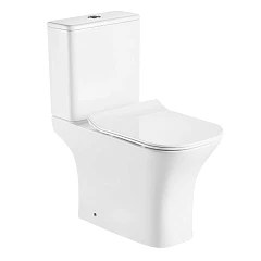 Унитаз-компакт Olive’s Porto PR31126DP 34*65 безободковый с крышкой-сиденьем микролифт