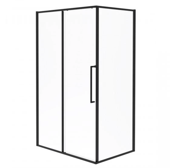 Душевой уголок Esbano Surf ESS-119PS-B 110*90*195 профиль черный матовый L/R без поддона