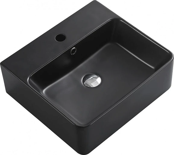 Накладная раковина Esbano Circon 46*42*15,5 черная матовая