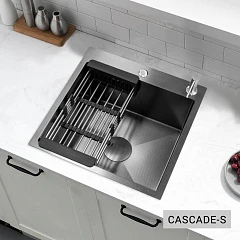 Кухонная мойка Esbano Cascade ESMKCASCS 50*50 многофункциональная оружейная сталь