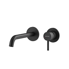 Смеситель Sancos Etna SC9004MB для раковины скрытый монтаж черный матовый