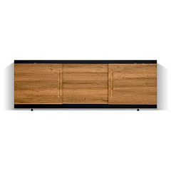 Фронтальная панель Alavann Alt Black 150 раздвижная (купе) дуб