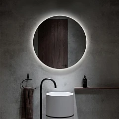 Зеркало Alavann Rondo 80 с подсветкой и функцией антизапотевания