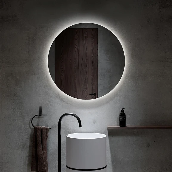 Зеркало Alavann Rondo 80 с подсветкой