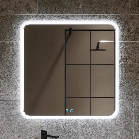 Зеркало Alavann Anna 100 с подсветкой и функцией антизапотевания