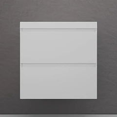 Тумба под раковину Style Line Манхэттен 60 подвесная белая матовая