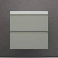 Тумба под раковину Style Line Манхэттен 60 подвесная олива