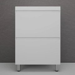 Тумба под раковину Style Line Манхэттен 60 напольная белая матовая