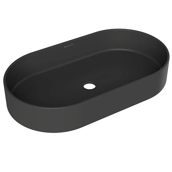 Накладная раковина Aqueduto Espiral ESP0240 60*39 черная матовая