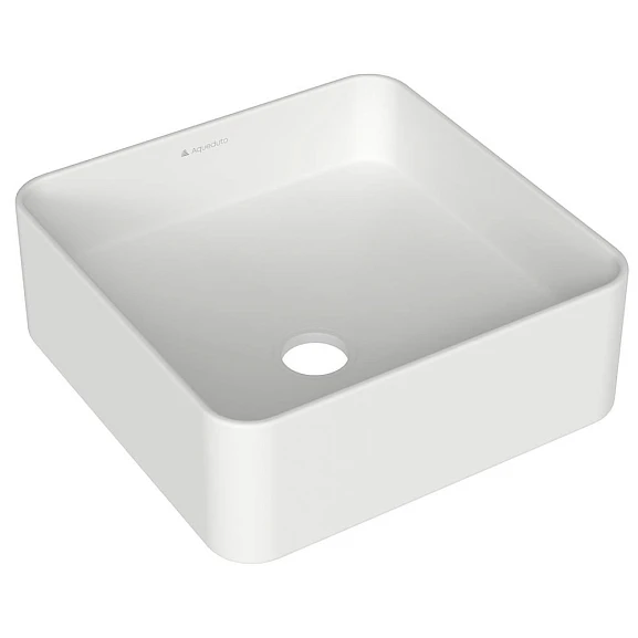 Накладная раковина Aqueduto Espiral ESP0320 37*37 белая матовая