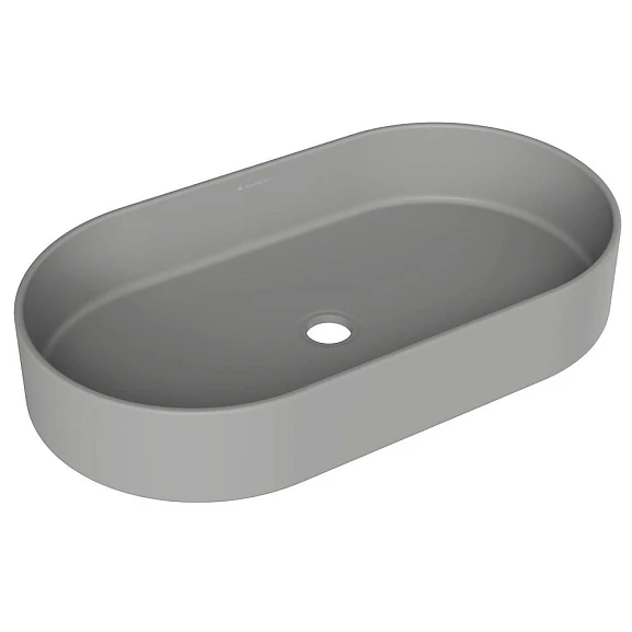 Накладная раковина Aqueduto Espiral ESP0230 60*39 серая матовая