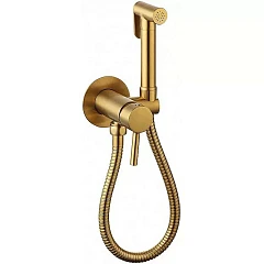 Гигиенический душ со смесителем CeramaLux KRS/007 скрытый монтаж золото матовое