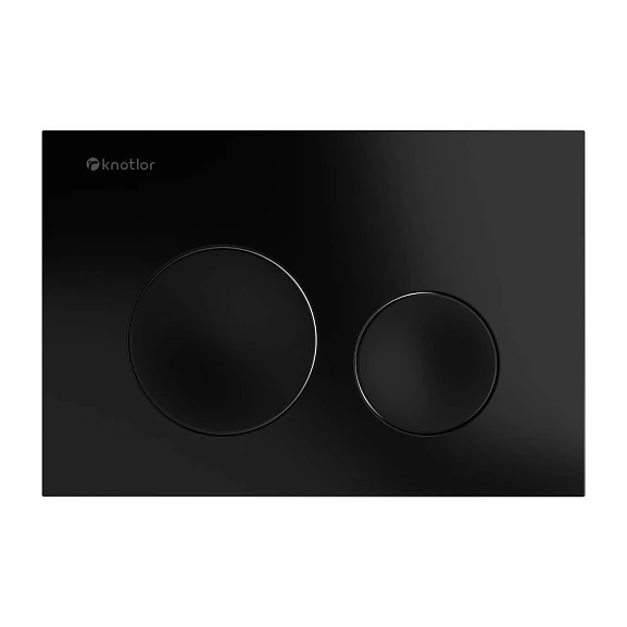 Клавиша смыва Knotlor Sphere BIS102BL черная матовая