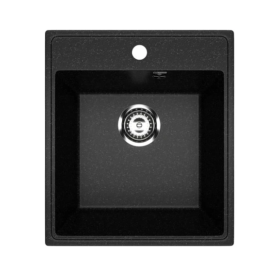 Кухонная мойка Uperwood ECON UPD-404 43х48 черная матовая