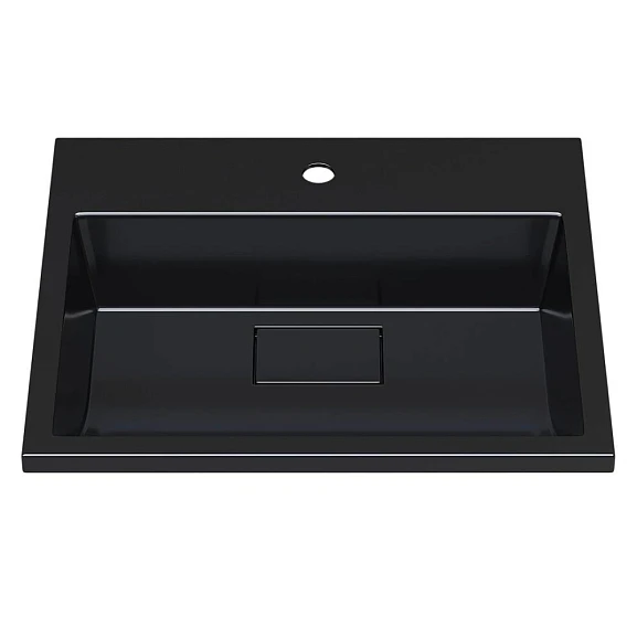 Мебельная раковина Uperwood Barsa 50 черная (приобретается в комплекте с тумбой)