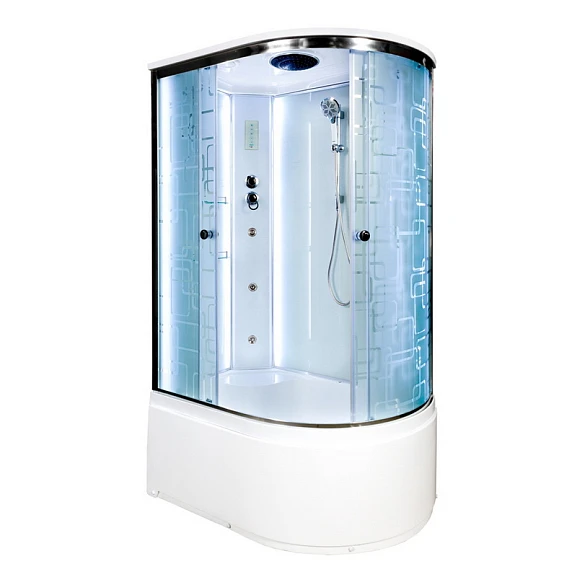 Душевая кабина AvaCan EM4511 110х80х220 L с LED-подсветкой и гидромассажем
