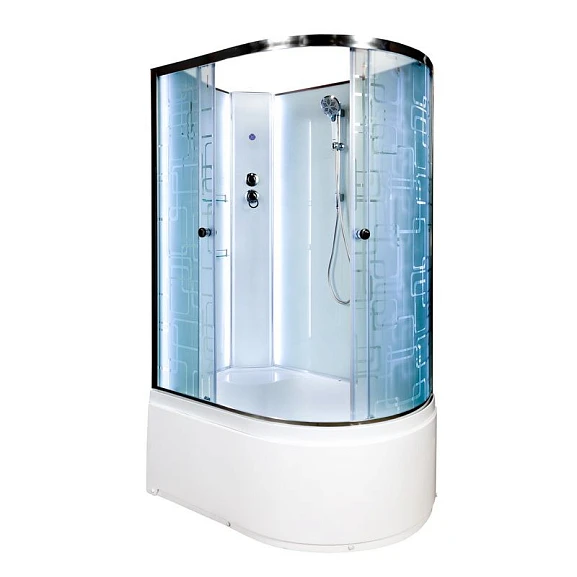 Душевая кабина AvaCan EM4511 110х80х210 L N с LED-подсветкой без крыши