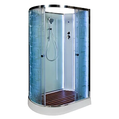 Душевая кабина AvaCan EM1512 120х80х210 R N с LED-подсветкой без крыши