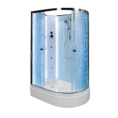 Душевая кабина AvaCan EM3012 120х90х210 L N с LED-подсветкой и гидромассажем без крыши