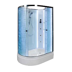 Душевая кабина AvaCan EM3012 120х90х210 R N с LED-подсветкой и гидромассажем без крыши