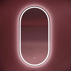 Зеркало Sancos Oval 55*105 с фронтальной подсветкой
