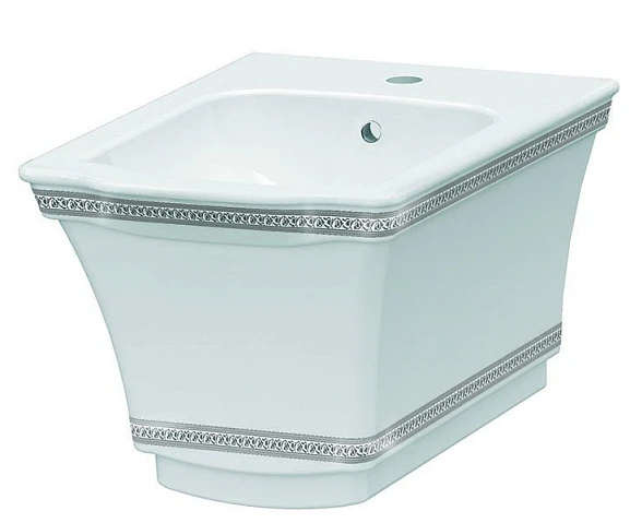 Подвесное биде Boheme Hermitage Chrome 953-CR 37*52