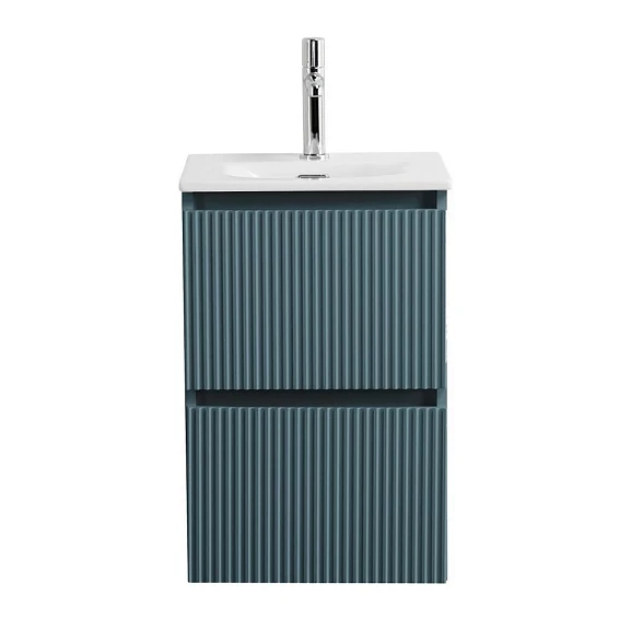 Тумба под раковину BelBagno Uno-Mini 40 голубая матовая