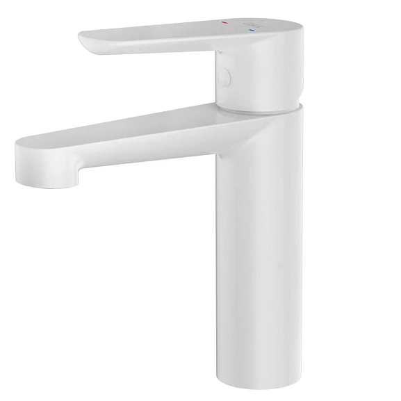 Смеситель D&K Bayern Munchen DA1562108 для раковины матовый белый