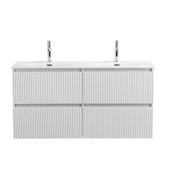 Тумба с раковиной BelBagno Uno 120 Bianco Opaco с четырьмя ящиками