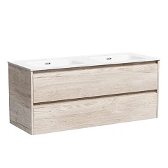 Тумба под раковину Sancos Libra 120 дуб галифакс натуральный для двойной раковины
