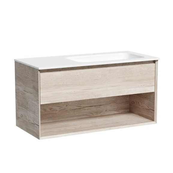 Тумба под раковину Sancos Marmi 1.0 100 дуб галифакс натуральный R