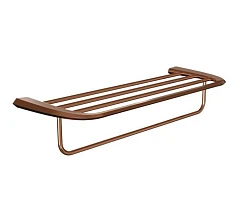 Полка для полотенец Knotlor Space TR103RB с держателем бронза