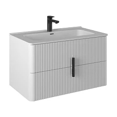 Тумба под раковину Prato Бьянко 80 белая матовая