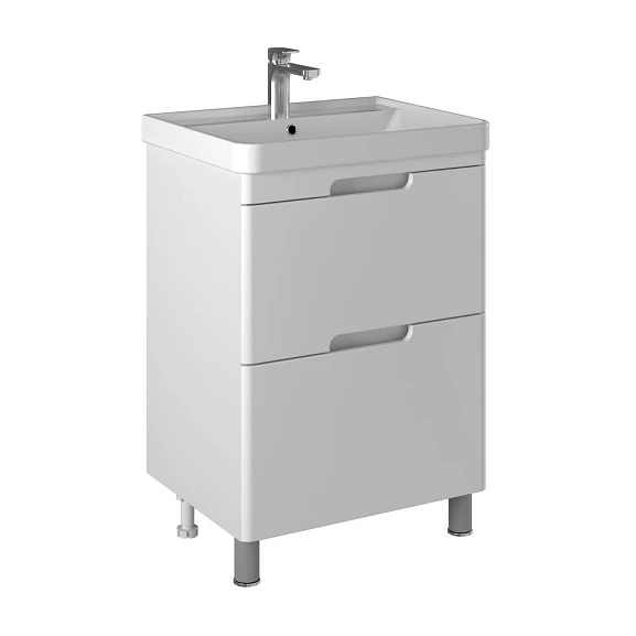 Тумба под раковину Briz Маре 60 белый глянец