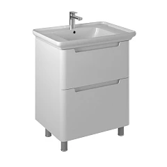 Тумба под раковину Briz Альби 75 белый глянец