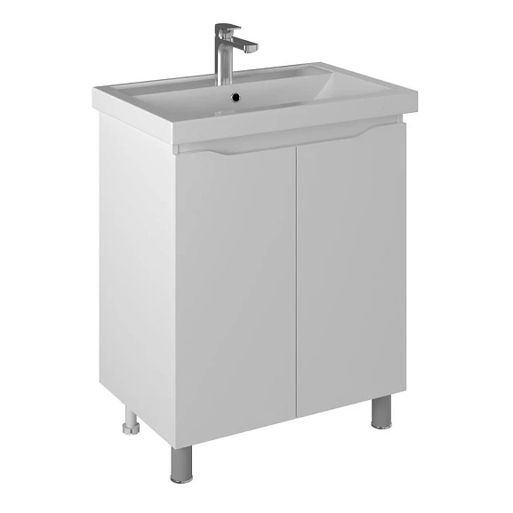 Тумба под раковину Briz Мальта 70 белый глянец