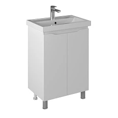 Тумба под раковину Briz Мальта 60 белый глянец