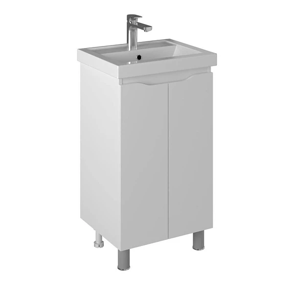 Тумба под раковину Briz Мальта 50 белый глянец