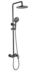 Душевая стойка Boheme Spectre 458-GM с изливом графит