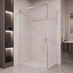 Душевой уголок Vincea Stella 160*80 профиль хром без поддона