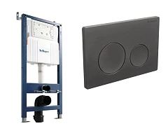 Система инсталляции BelBagno для унитазов BB-101-M с кнопкой BB-03C-GM