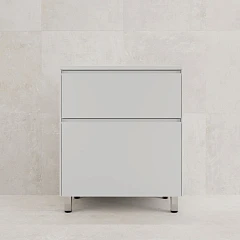 Тумба под раковину Style Line Лима 70 напольная белая матовая