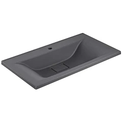 Мебельная раковина Vincea VCB-3M900G 90*45 кварц серая (приобретается в комплекте с тумбой)