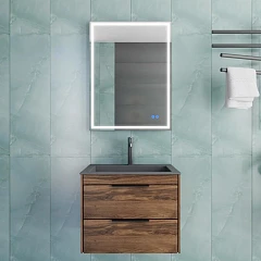 Комплект мебели Vincea Chiara 2D 60 дуб чарльстон (серая раковина)