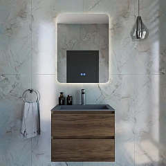 Комплект мебели Vincea Luka 60 дуб чарльстон (серая раковина)