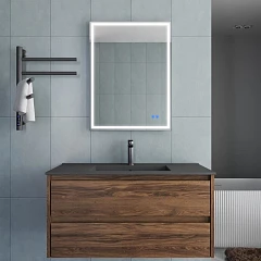 Комплект мебели Vincea Gio 100 дуб чарльстон (раковина антрацит)