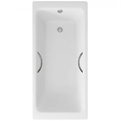 Чугунная ванна Delice Parallel 170х80 с ручками