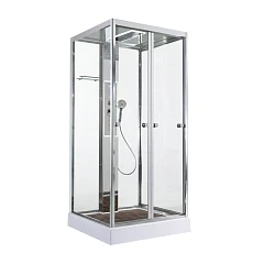 Душевая кабина AvaCan Z1910LED 100х100х220 матовая