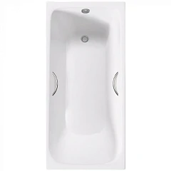 Чугунная ванна Delice Continental Plus 100х70 с отверстиями под ручки