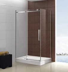 Душевой уголок Cezares Stylus 160*90*195 профиль хром без поддона